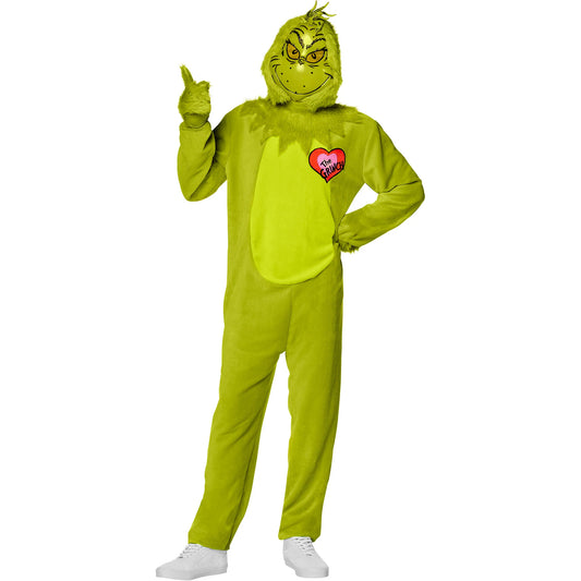 THE GRINCH JUMPSUIT ADULT L/XL