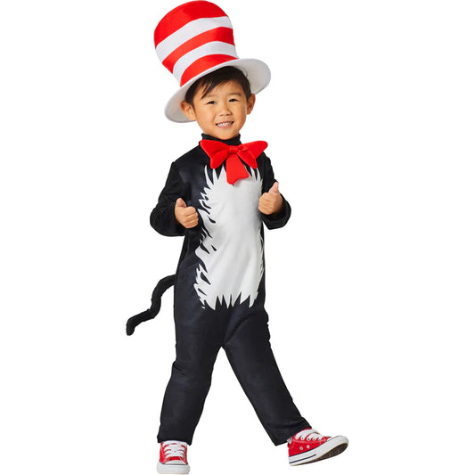 CAT IN THE HAT JUMPSUIT TODDLER 3T/4T