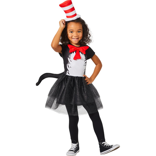 CAT IN THE HAT DRESS TODDLER 3/4T