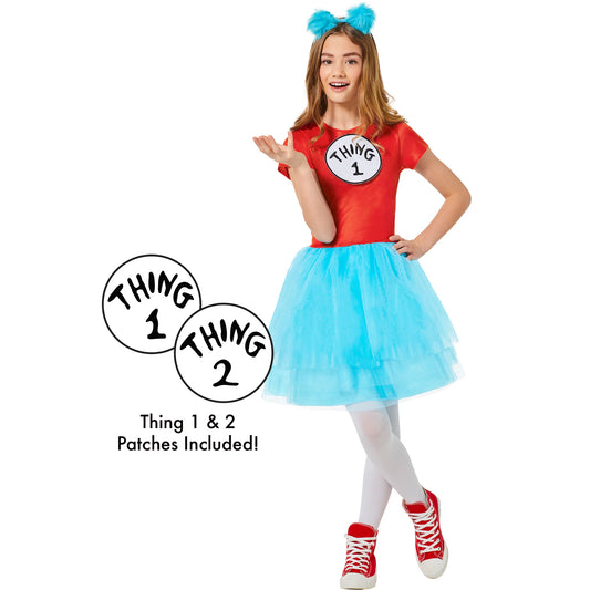 THING 1 & 2 DRESS CHILD MEDIUM