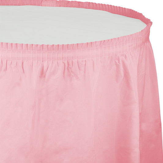 CLASSIC PINK 14' PL TABLESKIRT