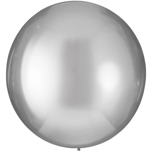 PLATINUM MET 24" LATEX BALLOON 4CT