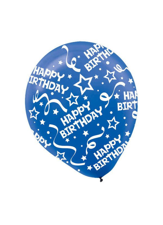 BDAY CONF BRT ROYAL BLUE LATEX