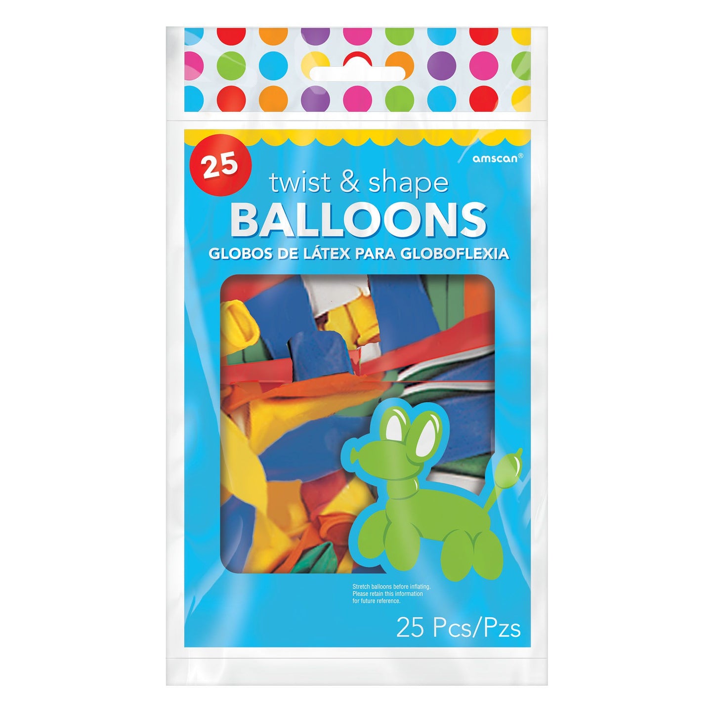 TWIST & SHAPE MULTI BLNS 25CT