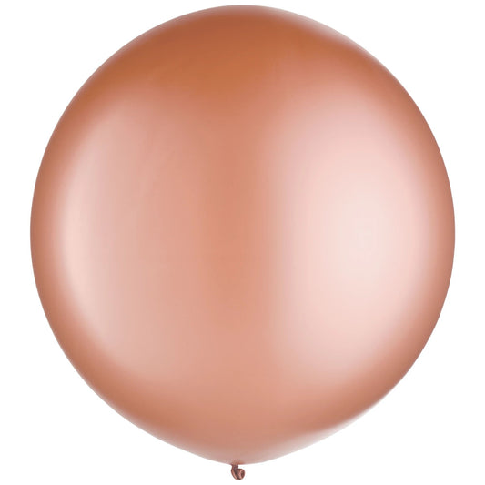 24" LATEX BALLOON 4 CT ROSE GOLD