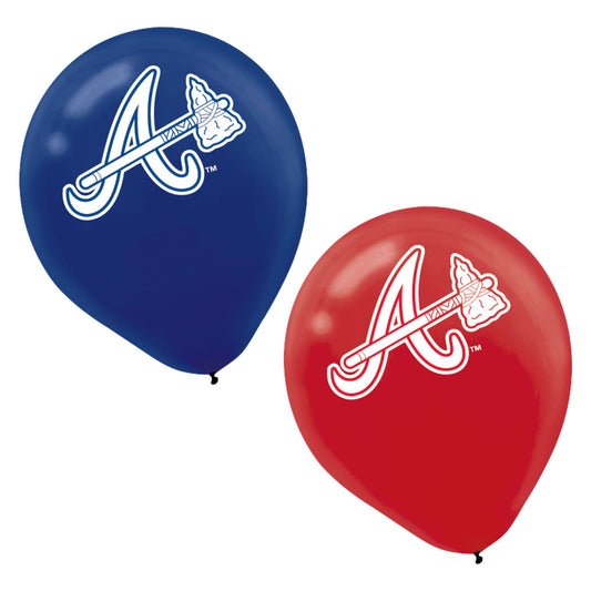 ATLANTA BRAVES 12" BLNS 6 CT