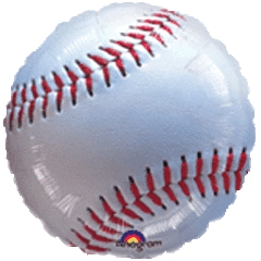 CHAMPIONSHIP BASEBALL 18" MYLAR