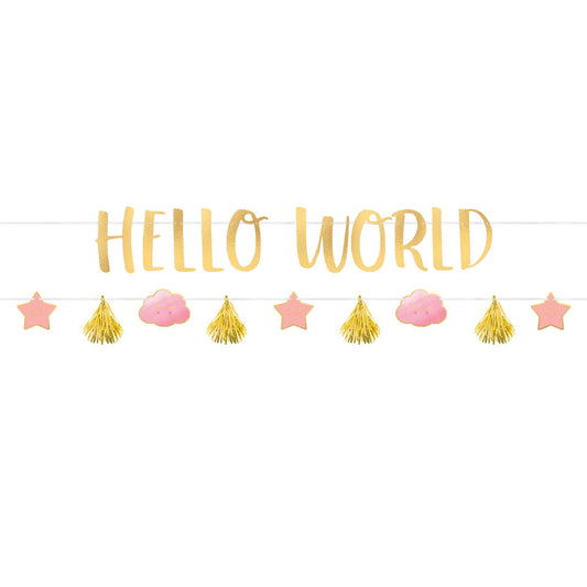 OH BABY GIRL LETTER BNR KIT
