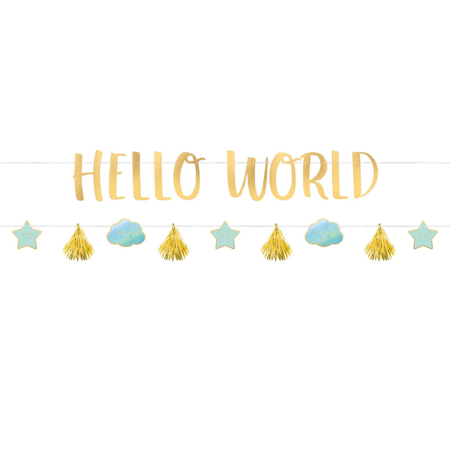 OH BABY BOY LETTER BANNER KIT