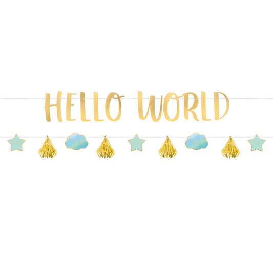 OH BABY BOY LETTER BANNER KIT