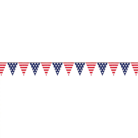 STARS AND STRIPES PENNANT BANNE