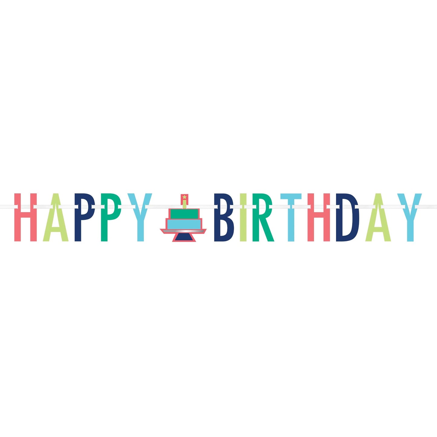 MODERN BDAY LETTER BANNER