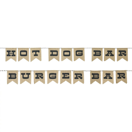 BURGER/HOT DOG REVERSIBLE BANNER