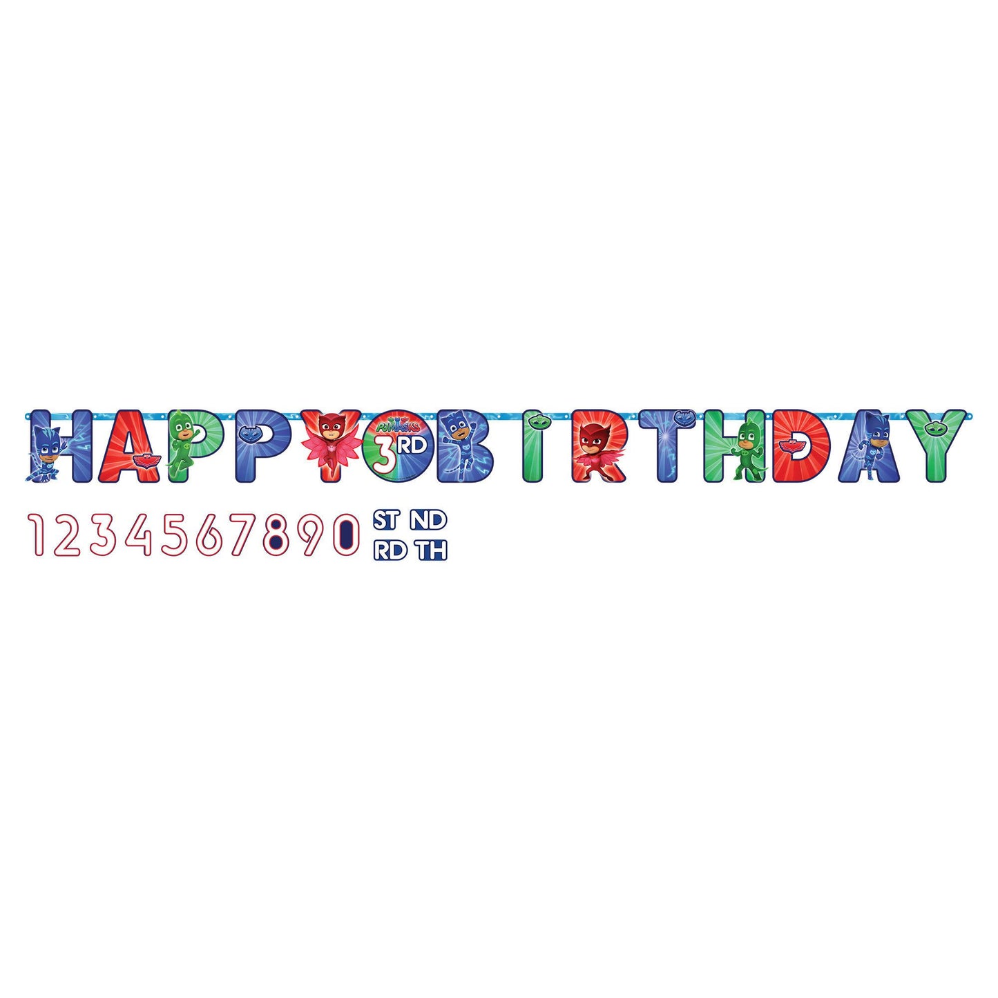 PJ MASKS JUMBO LETTER BANNER