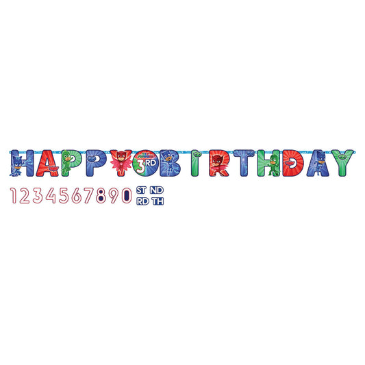 PJ MASKS JUMBO LETTER BANNER