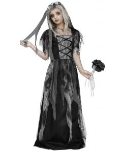 CEMETERY BRIDE COSTUME GIRLS XL