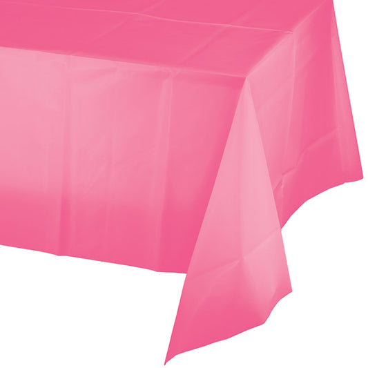 CANDY PINK RECT PL TABLECOVER