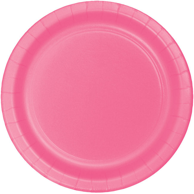 CANDY PINK 10" PPR PLATES