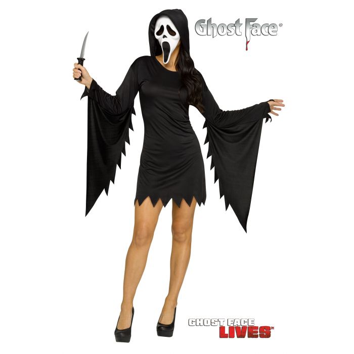 GHOST FACE GLAMOUR ADULT S/M COSTUME