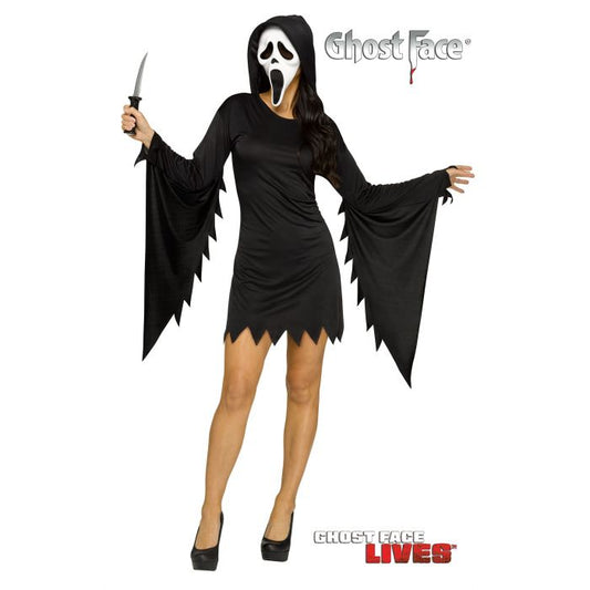 GHOST FACE GLAMOUR ADULT S/M COSTUME