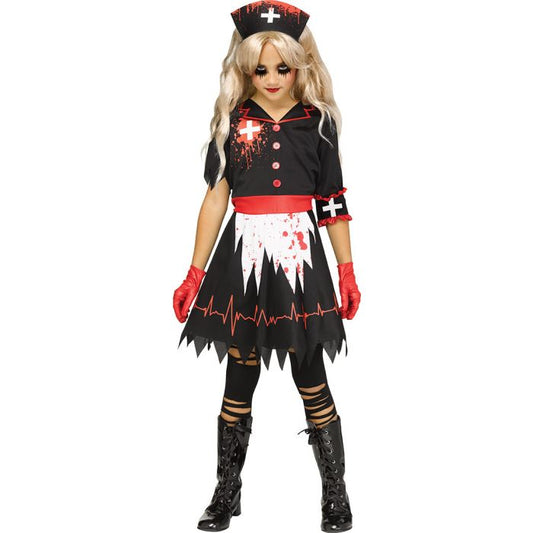 NOT SO NICE NURSE CHILD XLARGE COSTUME