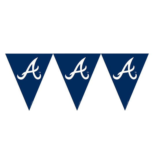 MLB BRAVES PENNANT BANNER