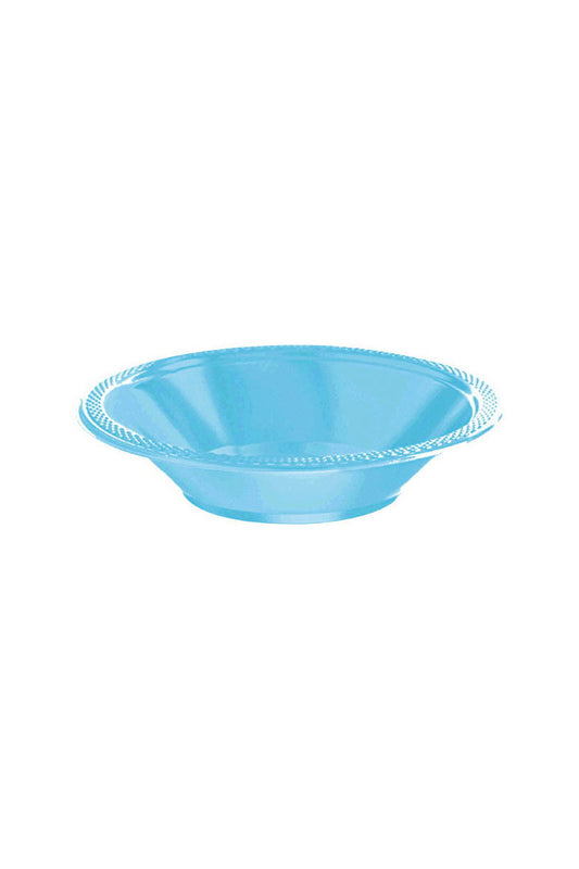 12OZ PLASTIC BOWLS CARIB BLUE