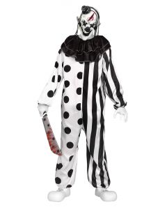 KILLER CLOWN TEEN COSTUME SM