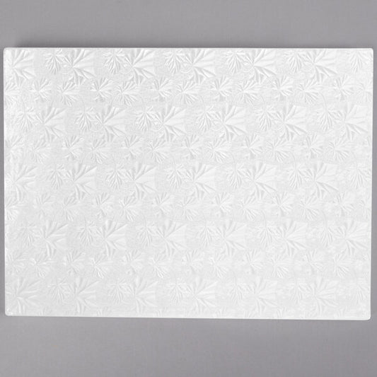 HALF SHEET WHITE CAKE DRUM 1/2" THICK