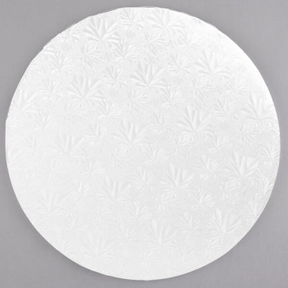 14" WHITE ROUND CAKE DRUM