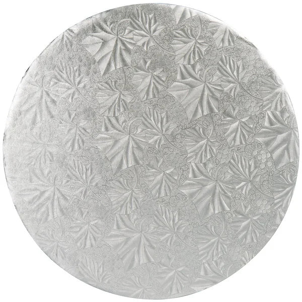 10" SILVER ROUND CAKE DRUM