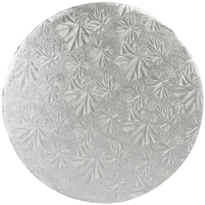 10" SILVER ROUND CAKE DRUM