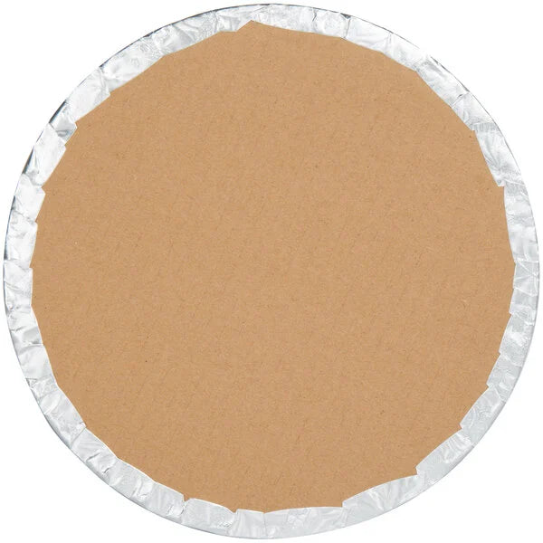 10" SILVER ROUND CAKE DRUM