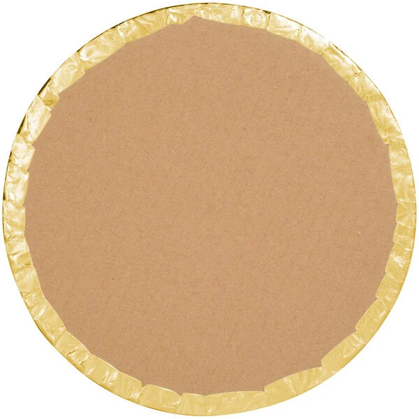 10" GOLD ROUND CAKE DRUM
