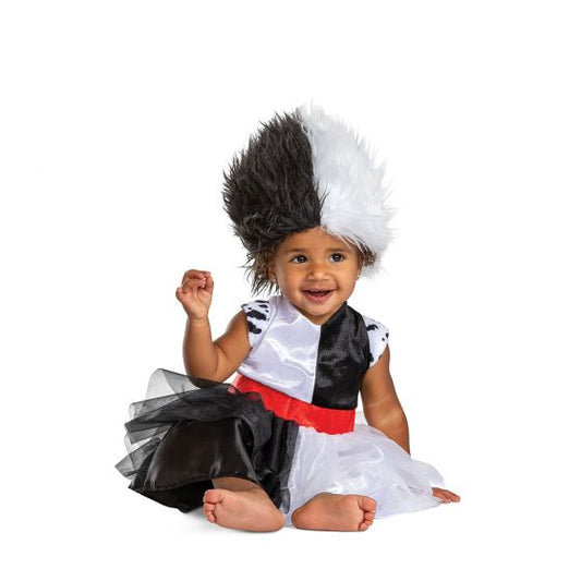 CRUELLA CLASSIC TODDLER 3T-4T COSTUME