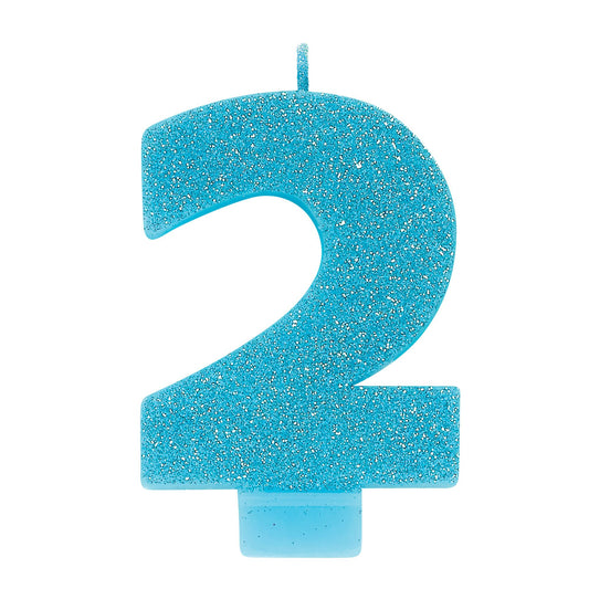 GLITTER CANDLE #2 CARIBBEAN