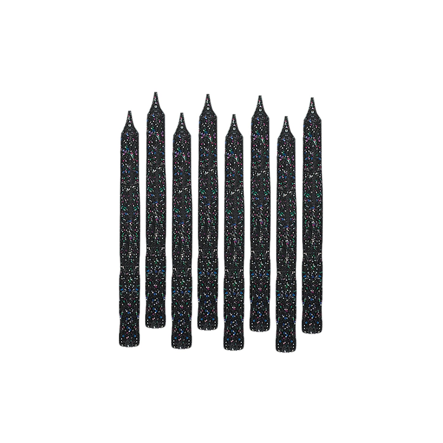 LARGE GLITTER SPIRAL CANDLES BL
