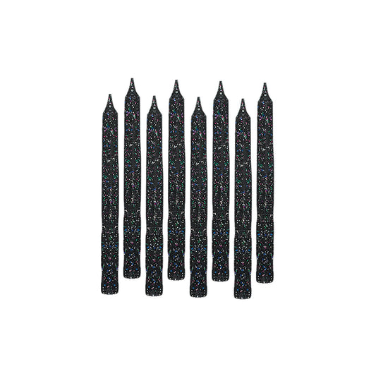 LARGE GLITTER SPIRAL CANDLES BL