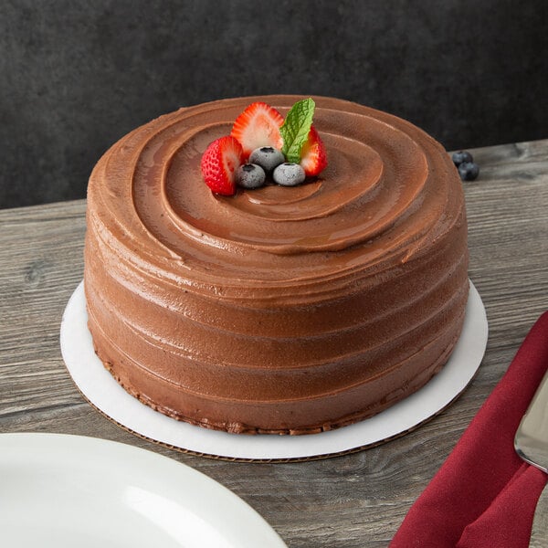 10" CORRUGATED WHT CAKE CIRCLE
