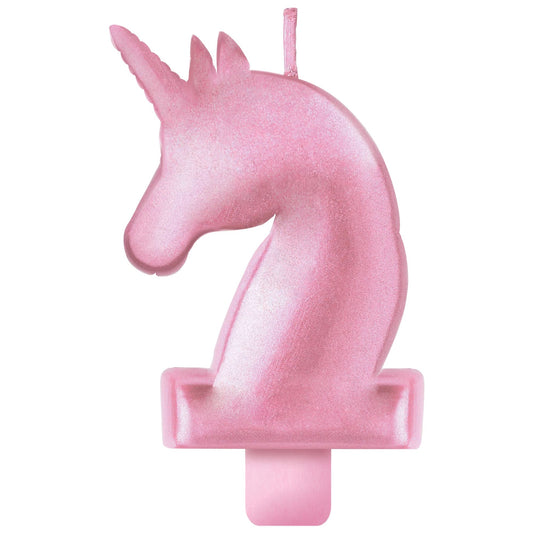 ENCHANTED UNICORN MET BDAY CAND