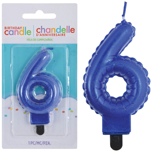 ROYAL BLUE CANDLE # 6