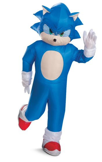 SONIC INFLATABLE COSTUME ADULT