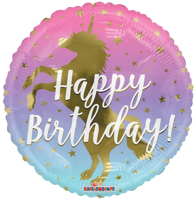 HBD OMBRE SILHOUETTE UNICORN 18