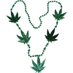 MARIJUANA BEAD NECKLACE