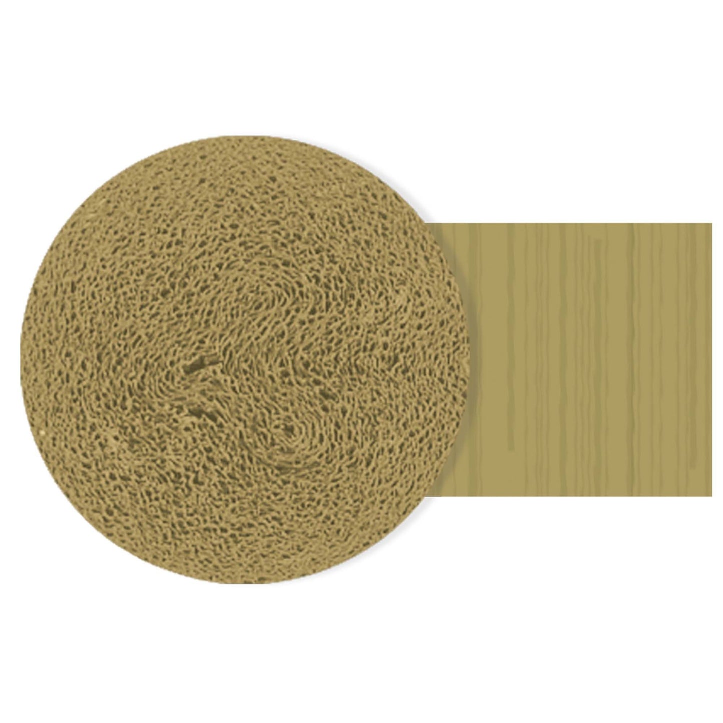 MET GOLD 200' CREPE STREAMER