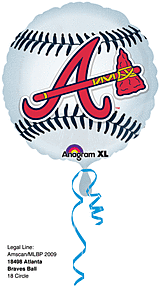 ATLANTA BRAVES 18" MYLAR