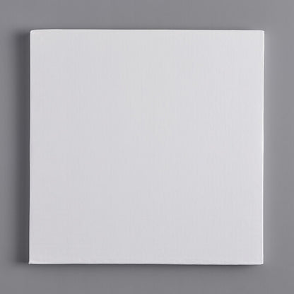 12" SQ WHITE CAKE DRUM