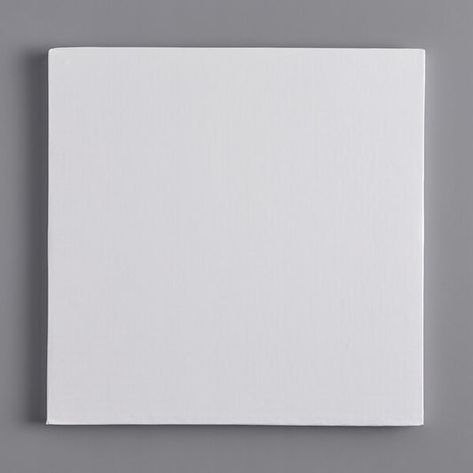 12" SQ WHITE CAKE DRUM