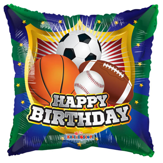 HBD ALLSTAR SPORTS 18" MYLAR