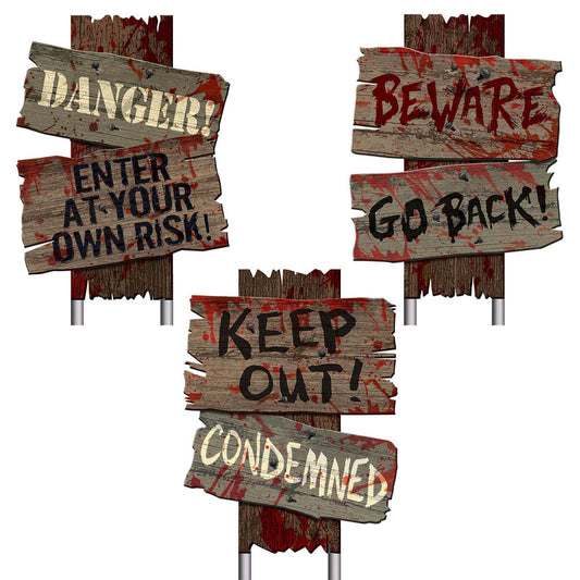 SIDEWALK CEMETERY SIGNS